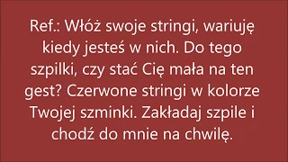 Never - Czerwone stringi tekst