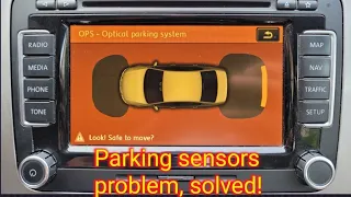 Problema senzori parcare, rezolvata / The problem of parking sensors, solved! Passat B6