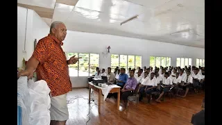 Fijian Prime Minister Hon. Voreqe Bainimarama visits Navesau Adventist School