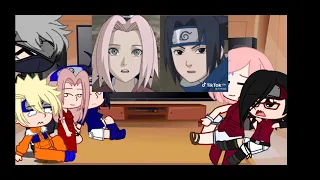 Team 7+ Uchiha Sakura react Sakura Haruno Part ; 3 (Naruto's friends react sakura pt3)