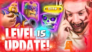 💸😱HALBE Mio € UPDATE! | HARDCORE Pay2Win UPDATE! - Level 15 Deck MAXED in Clash Royale!