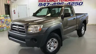 2010 Toyota Tacoma Regular Cab 4WD 5 speed manual transmission 4 cylinder! Clean Carfax! Low miles!