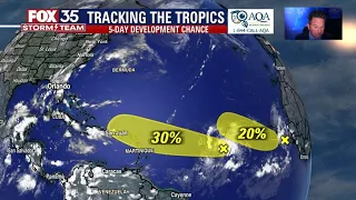 Hurricane center tracking 2 tropical systems: Could one become Fiona?