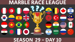Marble Race League Season 29 DAY 10 Marble Race in Algodoo