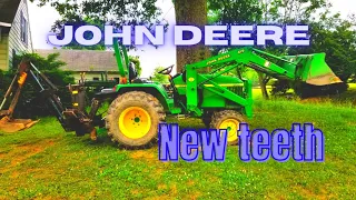 John deere gets new bucket teeth