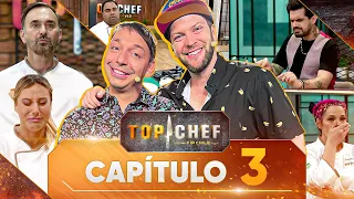 TOP CHEF VIP CHILE 👨‍🍳🥩 CAPÍTULO 3 🤩 REACT con Gallina y Pipe Sánchez 📺