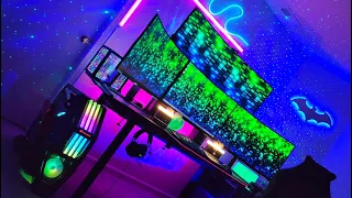 HyperCube - Ultimate RGB Gaming Setup - RTX 4090 Aorus Master - Triple 4K Monitor