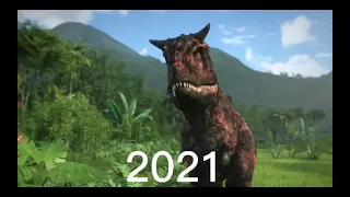 Evolution Of Toro the Carnotaurus 2020 - 2021