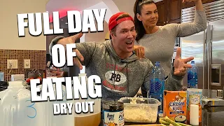 Full Day Of Eating Dry Out Day 1 | Mike O'Hearn