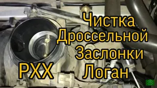 Чистка дроссельной заслонки Рено Логан,Сандеро,Дастер,Клио,Ларгус. Замена прокладок