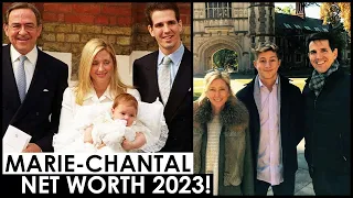 PRINCESS MARIE CHANTAL NET WORTH 2023 😍 CROWN PRINCE PAVLOS OF GREECE WIFE