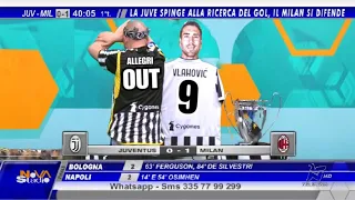 Juventus-Milan 0-1 Valerio Pavesi Live @TelenovaMSP Canale 18