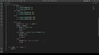 Little Professor -Problem Set 4 (CS50's Introduction to Programming with Python)