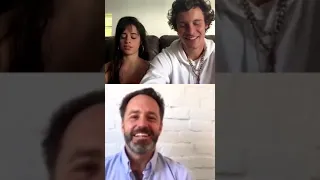 SHAWN MENDES AND CAMILA CABELLO MEDITATING ON INSTAGRAM LIVE HOW TO STAY POSITIVE DAILY YOGA