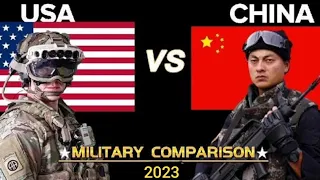 USA vs China Military Power Comparison 2023/2024