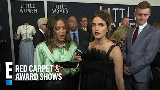 Emma Watson Reveals Biggest "Harry Potter" Fan in "Little Women" | E! Red Carpet & Award Shows