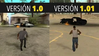 Diferencias entre versiones en el GTA San Andreas de PC