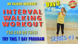 See Quick Improvements in Your Fitness | Interval Training | Walk at Home | Cater the program to YOU
