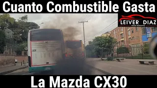 Cuanto Combustible Gasta Una Mazda CX30? #LeiverDiaz