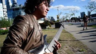 EL SUEÑO DE LA GITANA - Damian Salazar - AWESOME SPEED - (Rata Blanca Guitar Cover) - ON THE STREET