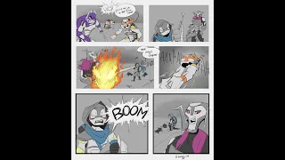 separated AU ROTTMNT comic dub