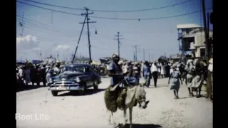 1954, People, the market and architecture, Port-Au-Prince, Haiti