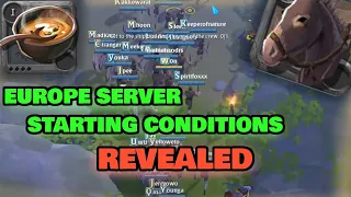 EUROPE SERVER Starting Conditions?!? How will the world be when you load in? Albion Online