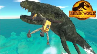 Oceanic Nightmare: Jurassic World Horror Film - Animal Revolt Battle Simulator