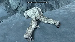 First Time Defeating the frost troll at High Hrothgar - Skyrim Special Edition