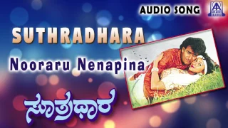 NSuthradhara | "Nooraru Nenapina" Audio Song | Raghavendra Rajkumar,Nivedita Jain | Akash Audio