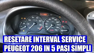 TUTORIAL: Cum resetezi Intervalul de Service (ulei) Peugeot 206, 307, 406, 607 in 5 pasi simpli