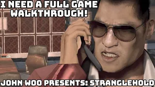 John Woo Presents Stranglehold| Full Game Walkthrough| No Commentary| Just Explosions And Cutscenes.