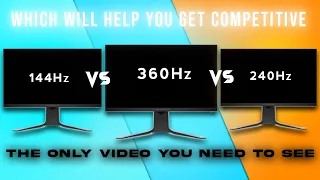 360Hz vs 240Hz vs 144Hz: The Future of Gaming Unveiled | End of Discussion