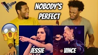 Jessie J and Vince duet 'Nobody's Perfect' - The Voice UK - Live Final - BBC One (REACTION)