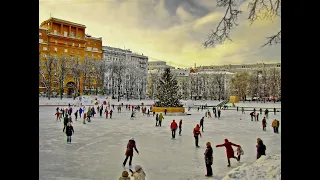 Один из самых престижных и дорогих районов Москвы. Патриаршие пруды/Patriarch ponds. 4K