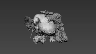 Concept Art Monster Zbrush Sculpt