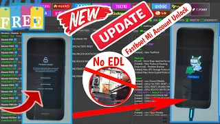 Xiaomi Fasboot MI Account unlock || Xiaomi Sideload Mode Mi Account Unlock || TFT Tool V 2023 Free