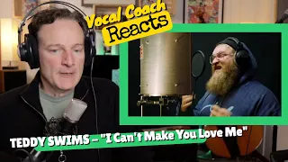 Vocal Coach REACTS - Teddy Swims 'I can't Make You Love Me' (Bonnie Raitt cover)