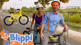 Blippi and Meekah Visit A Bicycle Café! | Educational Videos for Kids