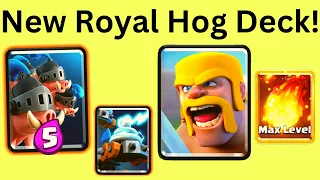 BEST ROYAL HOGS DECK in Clash Royale 2023! - CAN WE REACH 8,000 TROPHIES??