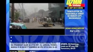 Violence erupts in Makati demolition