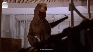 Jurassic Park: T-Rex is our savior HD CLIP