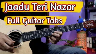 Jaadu Teri Nazar - Full Guitar Tabs Intro & Solo Lesson |  Darr