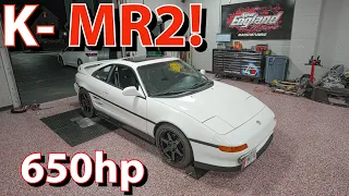 650hp Turbo K24 Mr2 Dyno Session! 🔥 Marsh Tuning! 💥