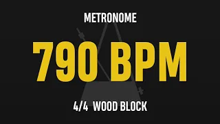 790 BPM 4/4 - Best Metronome (Sound : Wood block)