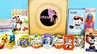 СЮРПРИЗ MIX! Сиреноголовый, Genshin Impact, Стикерсы, Nobody Sausage Frozen Unboxing Kinder Surprise