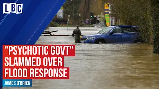 James O'Brien caller slams "psychotic government" over flood response