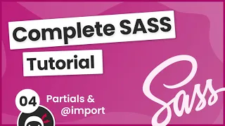 SASS Tutorial (build your own CSS library) #4 - Partials & @import