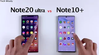 SAMSUNG Note 10 Plus vs Note 20 Ultra 5G | SPEED TEST