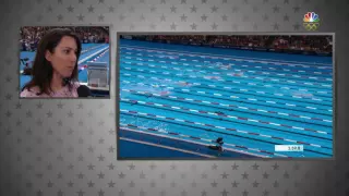 Olympic Swimming Trials | Janet Evans Praises Katie Ledecky's 'Beautiful Stroke'